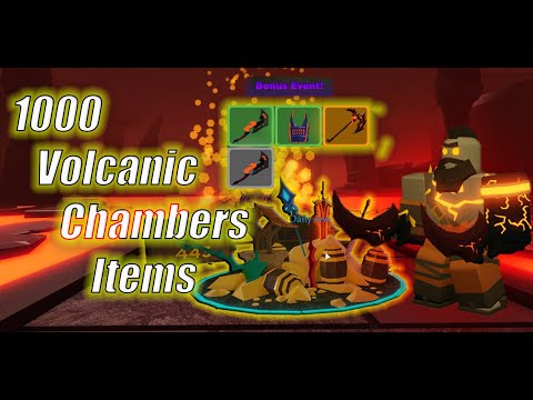 1000 Volcanic Chambers Daily Reward Items During Bonus Event. Legendary? ROBLOX | DUNGEON QUEST