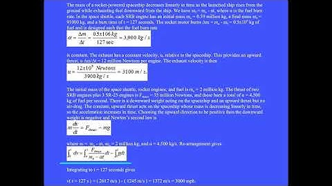 Systems with varying mass