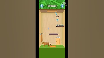rescue cut rope puzzle stage 354| rescue cut rope puzzle game for android and iOS #short