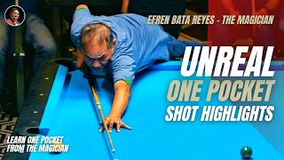 🔴 Efren Bata Reyes UNREAL one pocket shots screenshot 5