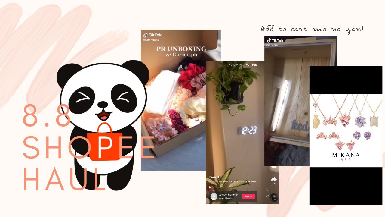 SHOPEE 8.8 HAUL 🛍 (Must Have Items BELOW 500 PESOS)  | Things Tiktok Made Me Buy