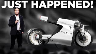 JUST HAPPENED! Elon Musk FINALLY Reveals Tesla's INSANE New Motorbike! ‎️‍🔥