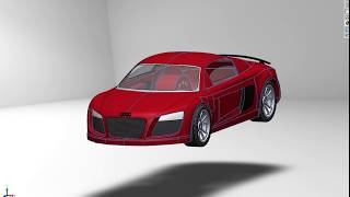 Audi R8 renderizado/solidworks