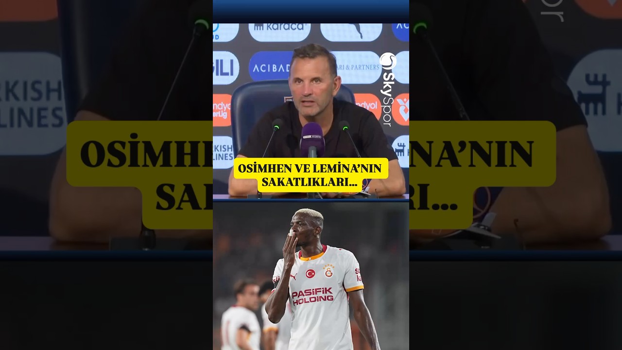 🚨 Okan Buruk: “İki oyuncumuzun kasık sakatlıkları var...”