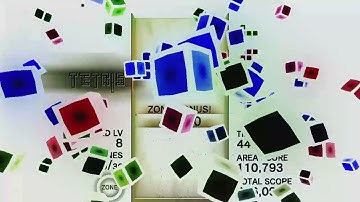 i did a t-spin triple in tetris effect journey mode!!!