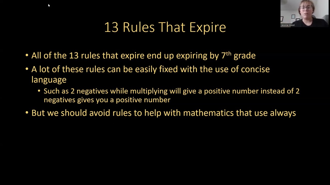 Jessica Hood 13 Rules That Expire