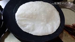 Tandalachi bhakri.Rice bhakri.तांदूळ भाकरी.step by step recipe