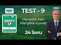 MEBİ AYT Tarama Testleri Fizik Soru Çözümleri 9.TEST (24 Soru) [2026]