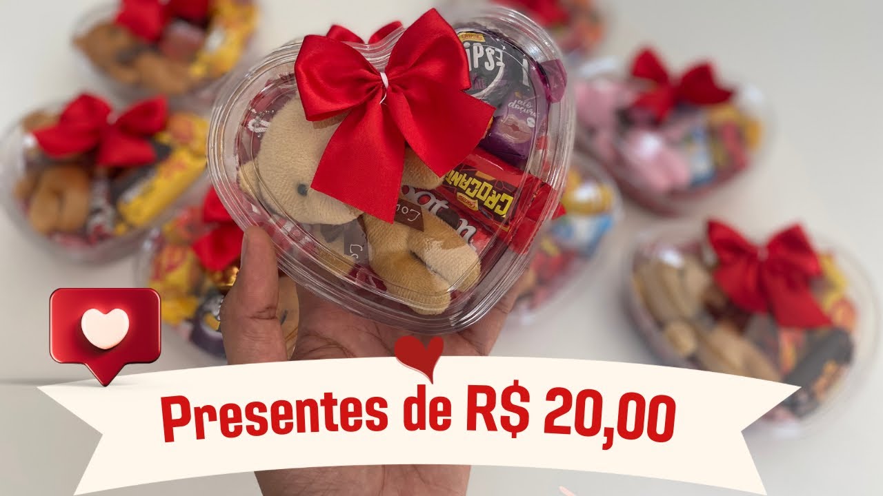 LEMBRANCINHA DE R$ 20,00 PARA O DIA DOS NAMORADOS 💘 💝