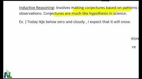 Introduction to Inductive and Deductive Reasoning
