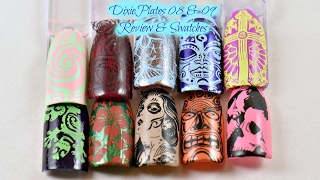 Dixie Plates 08 & 09 Review and Swatches!!