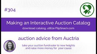 Make an Interactive Auction Fundraiser Catalog