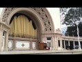 San Diego Balboa Park organ concert Sunday 1-25-2015