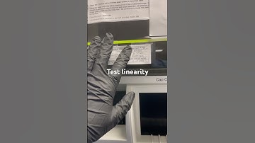 Testing linearity, also called reportable range