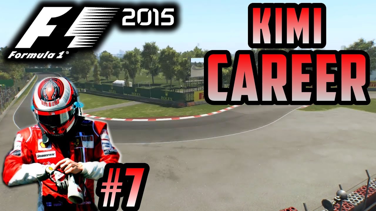 F1 2015 RAIKKONEN CAREER MODE PART 7: Canada (Wall Of Crashes!)