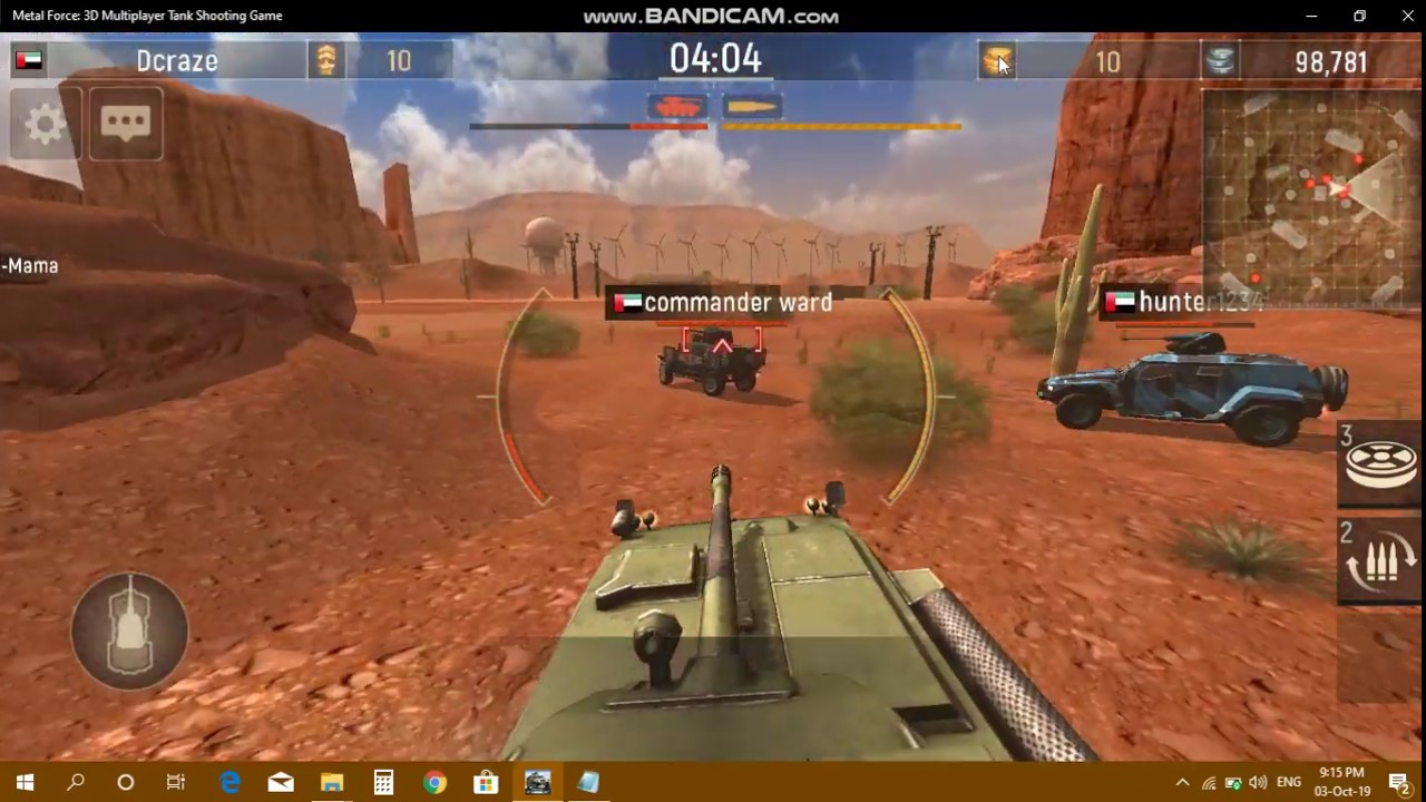Metal Force: War Modern Tanks Multiplayer (by Extreme Developers) / laptop Gameplay hd