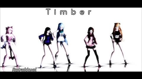 【MMDxAphmau】 Timber  【Aphmau Girls】