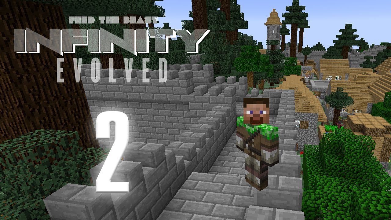 Dansk Minecraft - FTB Infinity Evolved ep 2 - Village og smeltery (HD ...