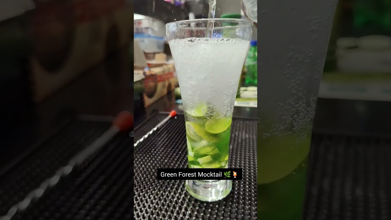 Green Forest mocktail 🌿🍹                       
