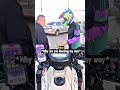 Road Raging Man Blocks Biker's Way