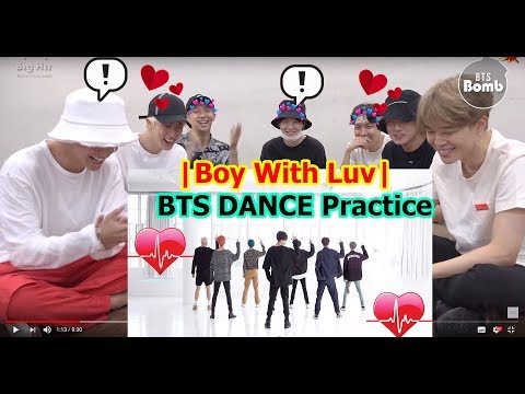 |BTS reaction To| Boy With Luv - BTS DANCE Practice
