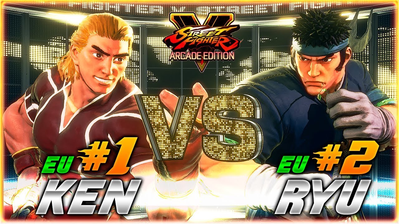SFV AE ✪ JONESARCADE (EU #1 Online Ken) vs BIGPUN (EU #2 Online Ryu) | Ranked Sets ✪ SF5 TenSFV