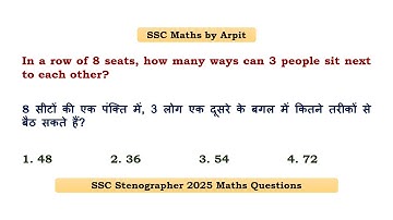 In a row of 8 seats, how many ways can 3 people sit next to each other?