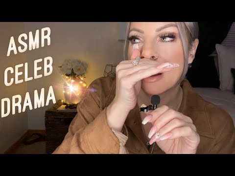ASMR SOFT WHISPERED RAMBLE - CELEBRITY DRAMA | Slight Gum Chewing | LoFi ASMR