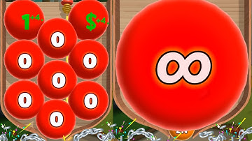 Laser bubbles 3d vs eggs and chickens - 2048 ball gameplay walkthrough android, iOS new part #2