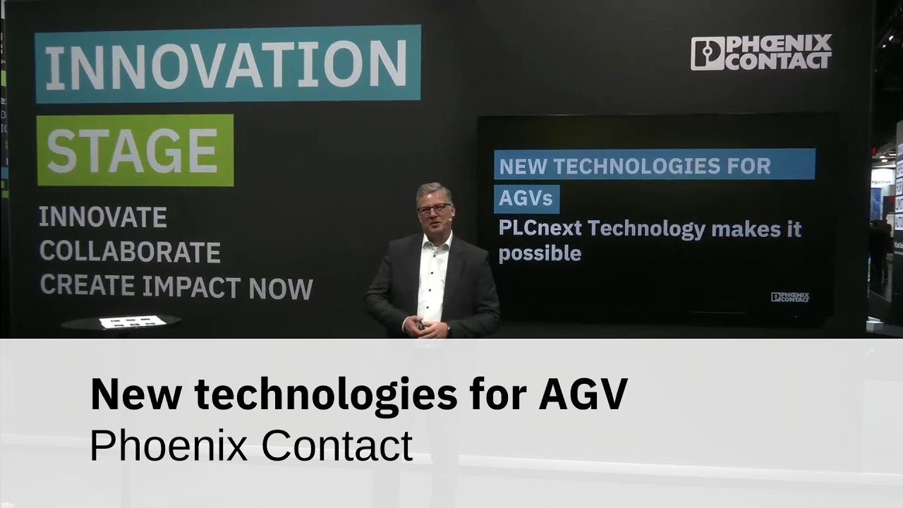 New technologies for AGVs-PLCnext Technology makes it possible: Engineering, safety & communication
