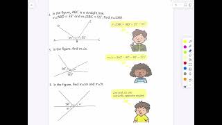 11.2 - Finding Missing Angles: vertically opposite, supplementary, complementary