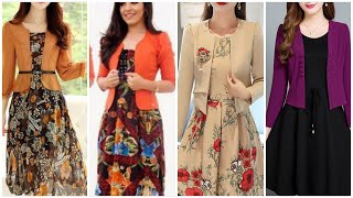 simple frock with jacket