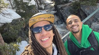 TAKING BONG RIPS AT A HUGE WATERFALL WITH @Iceyy710 !!!!!!