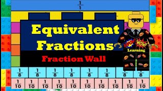 Equivalent Fractions - Fraction Wall - kapow wow