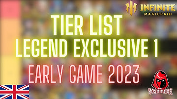 Infinite Magicraid - TIER LIST - LEGEND EXCLUSIVE 1 - 2023 EARLY GAME