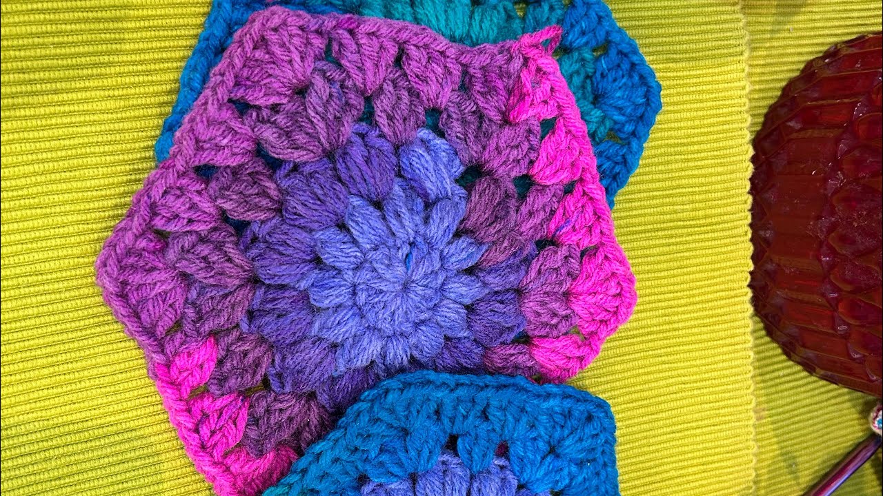 Crochet Hexagon for handbag