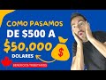 Como pasamos de $500 a $50,000 dolares en Inversiones en Canada