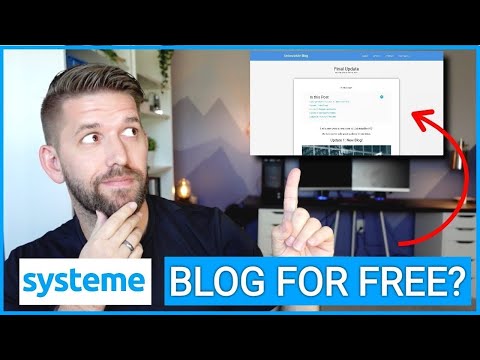 Best Free Blogging Platform? Systeme.io Website Tutorial [2021]