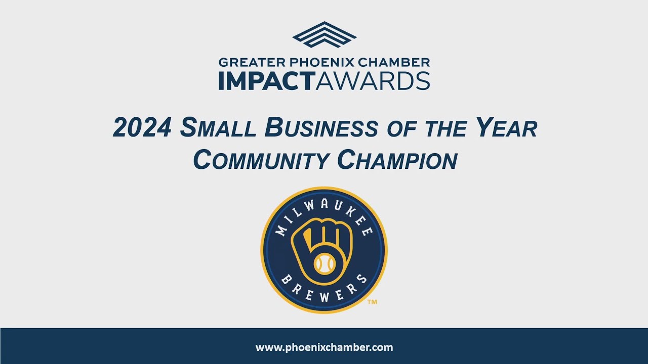 2024 IMPACT Awards: Community Champion (Small Business Sector) - Milwaukee Brewers Baseball Club