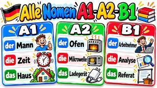 😱 Alle Nomen mit Artikeln (A1–A2–B1)– Diese Fehler machen fast alle! screenshot 3