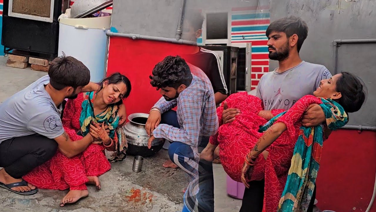 desi vlog गुरप्रीत को लगी खून की उलटी 😱 दीपक को लगा बड़ा झटका gurpreet kaur ke vlog