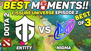Entity vs Nigma Galaxy - HIGHLIGHTS - FISSURE UNIVERSE: EPISODE 2 | Dota 2