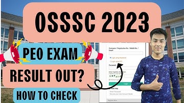 osssc peo result 2023 | how to check osssc peo result 2023