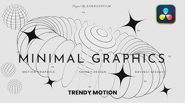 4 DaVinci Resolve Cinematic Minimalist Motion Graphics Tutorial 