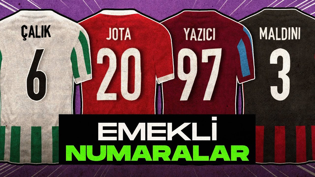Futbolda Emekli Edilen Efsane Forma Numaraları