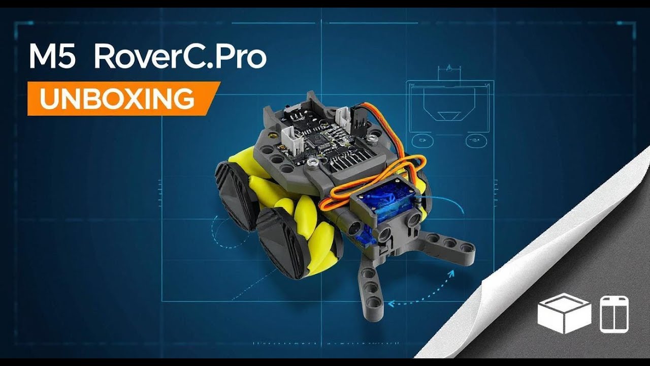 M5Stack Triple Unboxing: ToF Sensor + StickC Plus2 + RoverC Pro - Complete Robotics Kit!