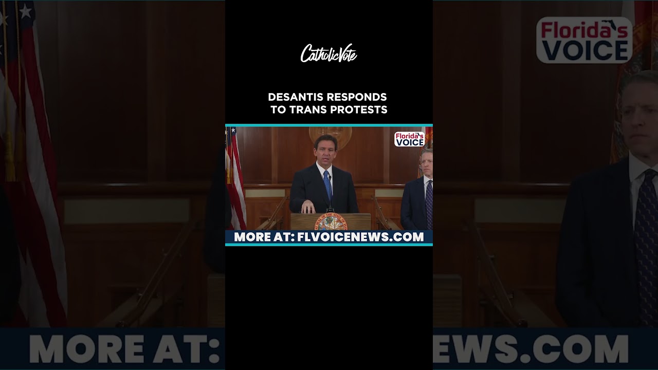 DeSantis Responds to Trans Protests