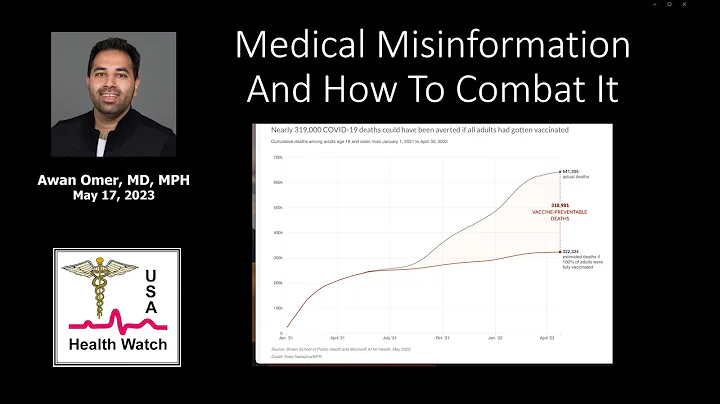 Misinformation, how to combat it and its impact on public health - Dr. Amed Awan, MD, MPH
