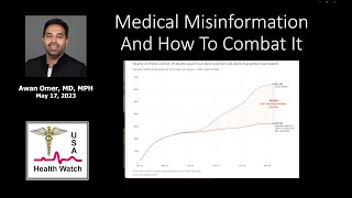 Misinformation, how to combat it and its impact on public health - Dr. Amed Awan, MD, MPH
