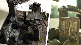 how to bulid a post apocalypse diorama / Gundam / city